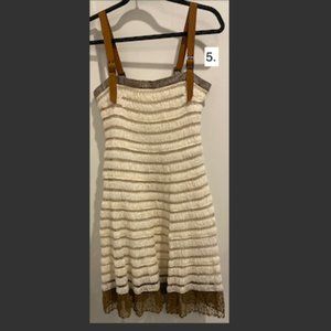 Ivory Tricot Chic Dress